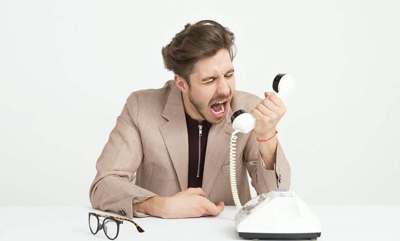 persistent telemarketing phone call